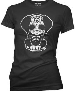 Dead Skull Puppy Tshirt ZK01