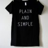 Plain and Simple T-shirt ZK01
