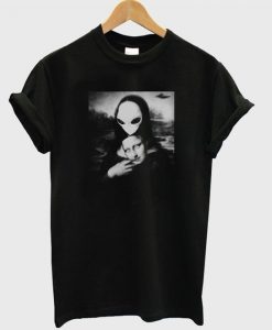 Alien Mona Lisa T shirt DV01