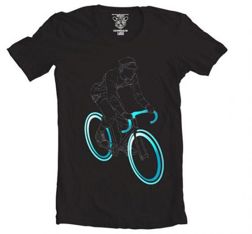 Cool Bike Light T-shirt ZK01