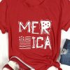 Flag America Womens T-Shirt SR01