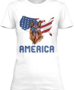 German Shepherd America T-Shirt SR01