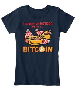 Hotdog With A Bitcoin Best T-shirt AV01