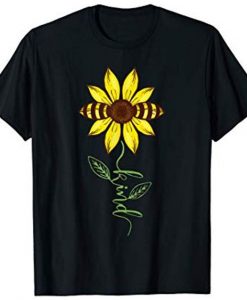 Kind Bee Sunflower T-shirt ZK01