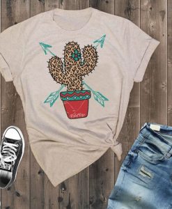 Leopard Cactus T-shirt FD01