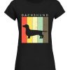 Retro Vintage Dachshund Tshirt SR01