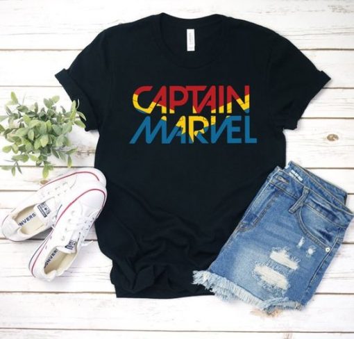 Captain Marvel T Shirt SR01