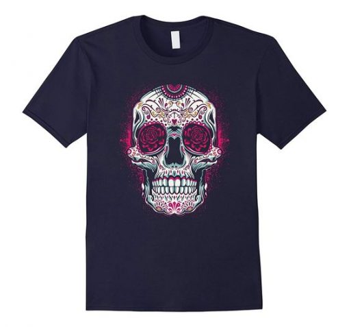 Day of the Dead Sugar Skull T-Shirt KH01