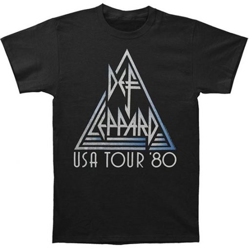 Def Leppard Mens USA T-shirt KH01