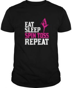 Eat Sleep Spin Toss Repeat Color Guard T-shirt DV01