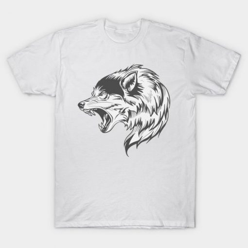 Face Of Wolf T shirt SR01