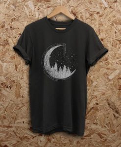 Fathers day gift Vintage moon T-shirt AV01