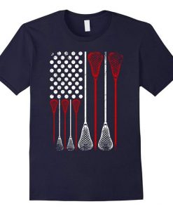 Flag Lacrosse T-Shirt FR01
