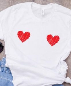 Heart Boob T-shirt EC01