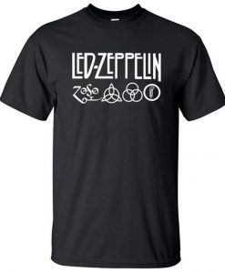 Led Zeppelin Black T-shirt ZK01