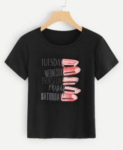 Lipstic Everydday T Shirt SR01