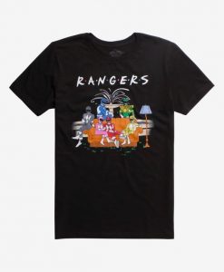 Mighty Morphin Power Rangers Couch T-Shirt DV01