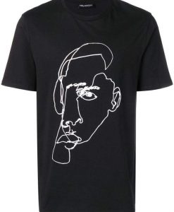 Neil Barrett Face Sketch T-shirt FD01