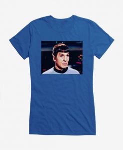 Star Trek Spock Close Up Girls T-Shirt EC01