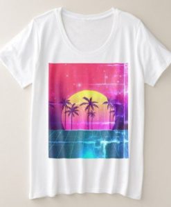 90's Style Retro Futuristic T-Shirt VL