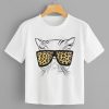 Cat Print Tee T-Shirt VL01