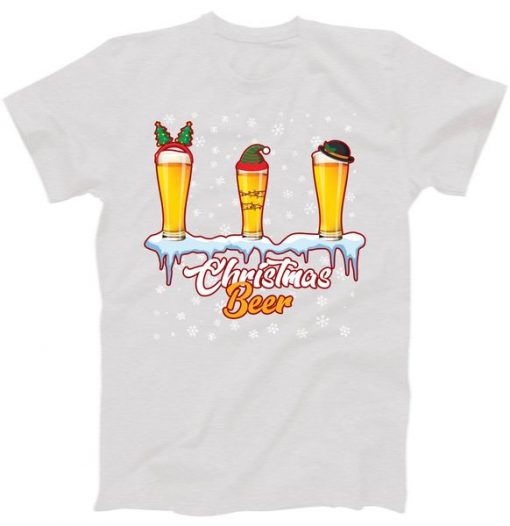 Christmas Beer T Shirt SR01