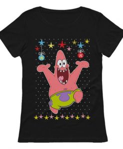 Cute Xmas Patrick SpongeBob T-Shirt DV01