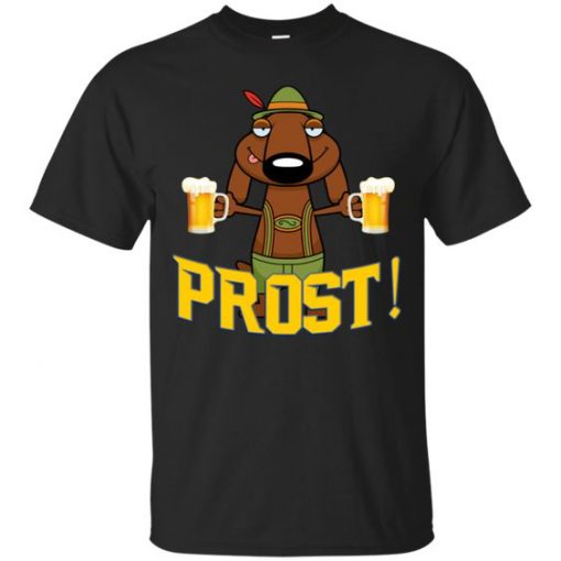 Dachshund Drinking Beer T-Shirt SR01