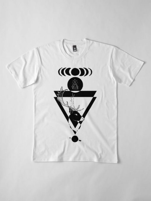 Deer Geometric Shapes T-Shirt EL01
