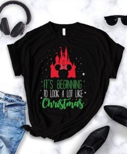 Disney Christmas castle T-shirt FD