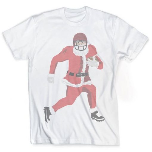 Football Vintage Santa T-Shirt EL01
