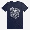 Gotham Typography Line Design T-Shirt DV29
