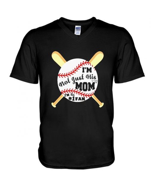 I'm not just his mom baseball T Shirt SR01