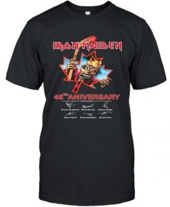 Iron Maiden 45th Anniversary Tshirt EL31