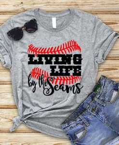 Living Life Baseball T Shirt SR01