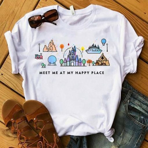 Meet Me At My Happy Place T-Shirt EL01