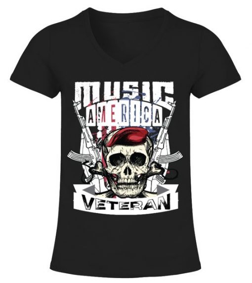 Music america veteran T-shirt FD01