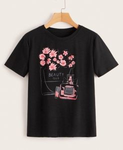 Perfume And Floral T-Shirt EL01