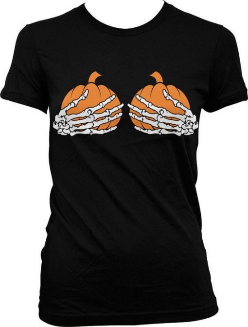Pumpkin Boobs Women's T-shirt EL