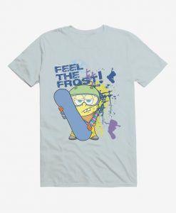 SpongeBob SquarePants Feel the Frost Ski T-shirt ER01