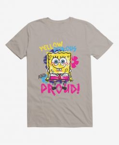 SpongeBob Yellow Porous And Proud T-Shirt DV01