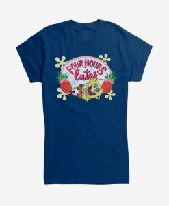 Spongebob Four Hours Later Girls T-Shirt DV01