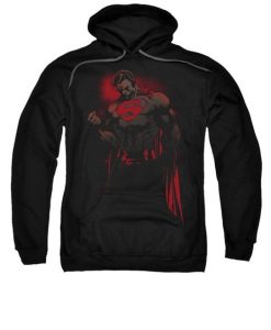 Superman Hoodie Red Son Black EL26