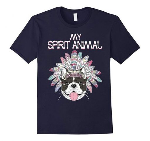 Bulldog Spirit Animal T Shirt FD4N