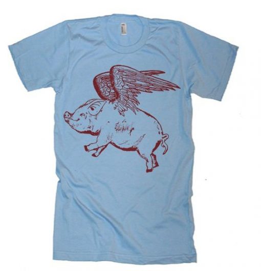 Flying Pig T Shirt FD4N