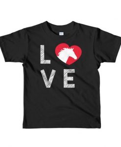 LOVE Horse Tee Shirt FD4N