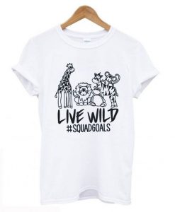 Live Wild Zoo T shirt FD4N