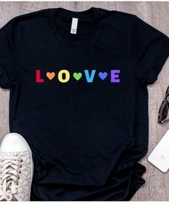 Love Print T Shirt SR14N