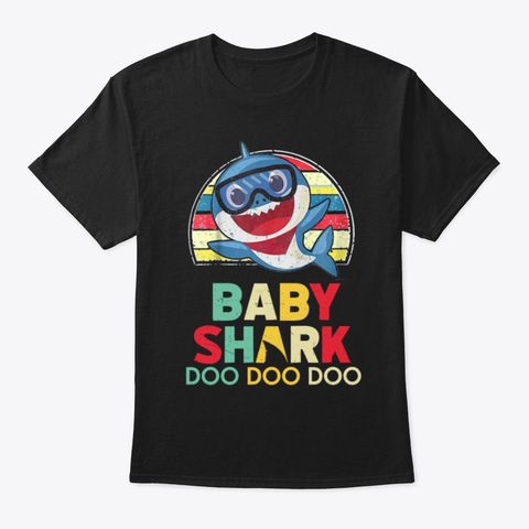 Retro Vintage Baby Shark T-Shirt FD27N