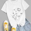 Rocket Space Graphic Tee T-shirt ER14N